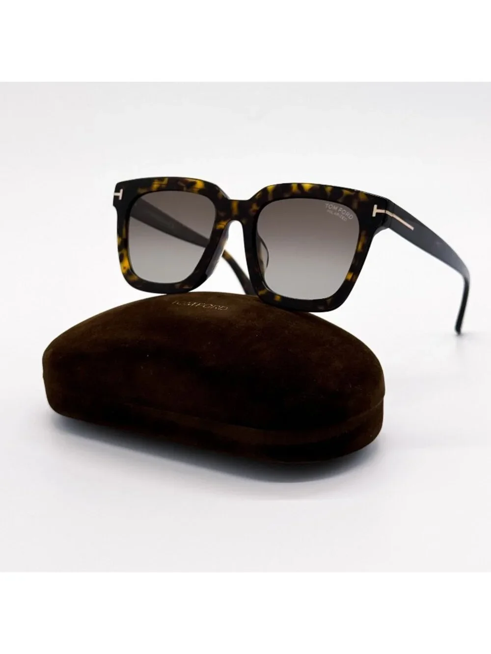 NEW TOM FORD SARI TF690F 52H POLARIZED HAVANA/BROWN WOMEN EYEWEAR FT0690/S